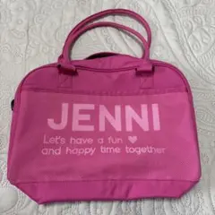 JENNI メッシュピンクハンドバッグ