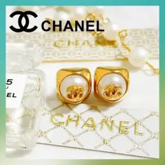 ⭐ヴィンテージ⭐CHANEL シャネル ピアス ゴールド パール ココマーク