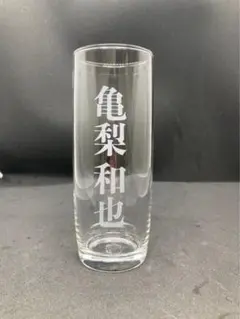 推しグラス リクエストの名前彫ります