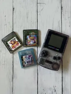 ゲームボーイカラークリアパープル本体 ソフト3本セット