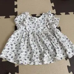 【ママラク】トップス　花柄　90