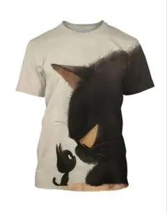 黒猫〜Ｔシャツ／４Ｌサイズ