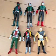 仮面ライダー フィギュア 6体セット
