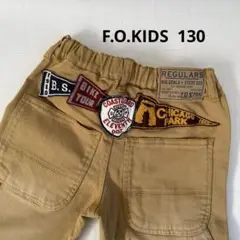 【新品タグ付】エフオーキッズ 130 ワッペン ペインター パンツ ズボン