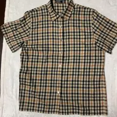 DAKS チェックシャツ　９　半袖