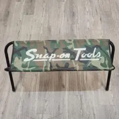 L13 美品 スナップオン Snap-on 迷彩柄 アウトドア 折り畳み ベンチ