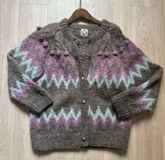 【訳あり】PUR nordichandknit cardigan