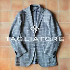 TAGLIATORE タリアトーレ モンテカルロ グレンチェック カシミア混