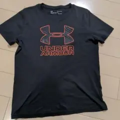 UNDER ARMOUR ブラック Tシャツ YLG