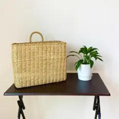 シーグラス バスケット マガジン収納 トイレットペーパー収納（SGA-226）