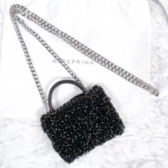 未使用✨アンテプリマ ピコ ショルダーバッグ ブラック ネロ 2WAY チェーン