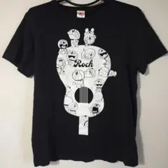 美品　ドラえもん　ロッキンオン　Tシャツ 黒　M　rockin'star