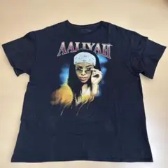 【送料無料】 古着 AALIYAH アリーヤ 歌手 女優 プリントTシャツ