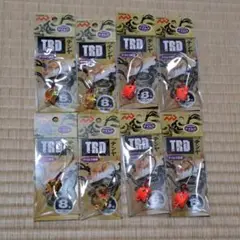 ★新品・未使用品★ TRD ケイムラ塗装 一つテンヤ 8号 8個セット！