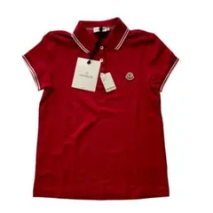 未使用 MONCLER モンクレール ポロシャツ 赤 レディース XSサイズ