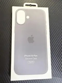 iPhone 16Plus純正 シリコンケース ストーングレイMYYC3FE/A