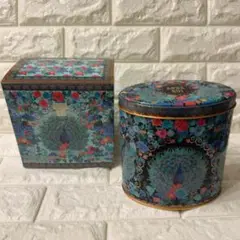 【レア】ANNA SUI 空き缶　空缶　クジャク　ノベルティ