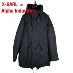 X-GARL×アルファインダストリーズ モッズコート M
