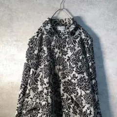 【ヴィンテージ】総柄ジャケット 花柄 ジップアップ レトロ 古着usedAS44