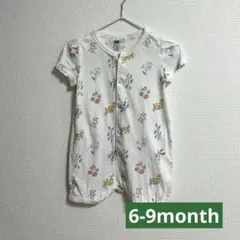 【H&M 】花柄 半袖ロンパース