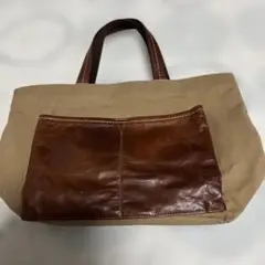 トートバッグ　茶色系