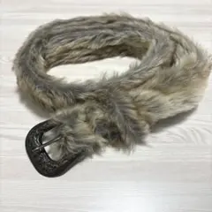 ファー ベルト Y2K