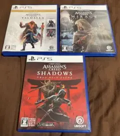 アサシン クリード PS5ソフト 3作品セット