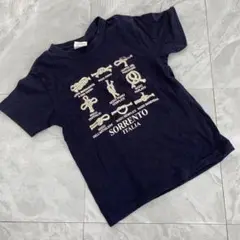 JHK キッズTシャツ ソレント ブラック 半袖 プリント コットン Mサイズ