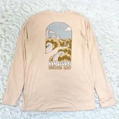 美品　パタゴニア　ロングスリーブ　長袖　ロゴ　キャプリーンクールデイリー