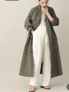 chaosミリタリーロングコート 美品