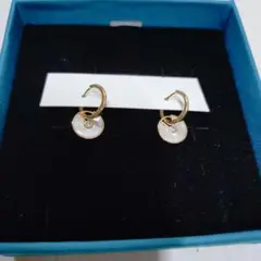 KIKIMONO シェルフープピアス ゴールド