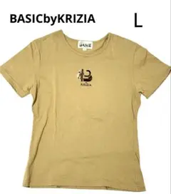 美品 BASICbyKRIZIA TシャツL レディース コアラ イエロー