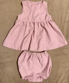 新品 ブルマ付 ノースリーブ 女の子 ワンピース ピンク セット 90cm