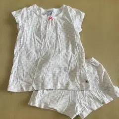 プチバトー　花柄コットンパジャマ 4ans/104cm