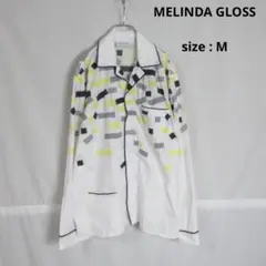 【値下げ◎】 MELINDA GLOSS / オープンカラー パジャマ シャツ