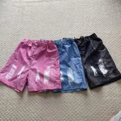 12Y ハーフパンツ 3色セット