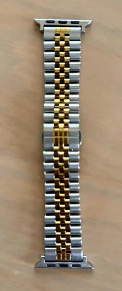 Apple Watch Ultra 用シルバー ゴールド メタルブレスレット