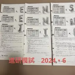 進研模試 解答解説 2024年 6月　問題解答解説