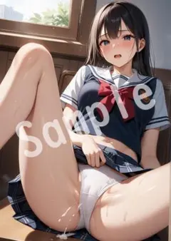 JK アニメ ファンアート A4 ポスター イラスト ★00191012