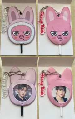 Stray Kids ミニうちわキーホルダー チャンビン トゥエッキ