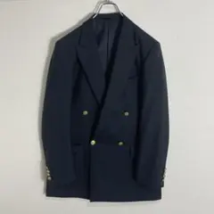 GRESHAM 紺ブレ 金ボタン ダブル テーラードジャケット