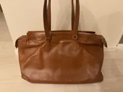 ブラウンレザー ボストンバッグ　ブリーフケース