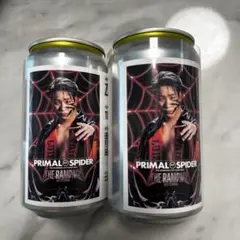 PRIMAL SPIDER オリジナルラベル缶　ランペ 陣 サイン 無