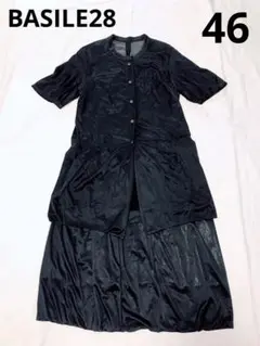 BASILE28 バジーレ 上下セット 46 黒