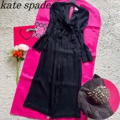 【美品】kate spade オールインワン ブラック カシュクール M 2