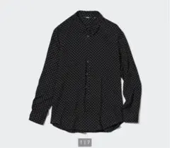 【UNIQLO】レーヨンプリントブラウス【未使用】