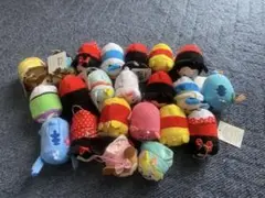 ディズニーカラフルなぬいぐるみマスコット