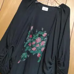 leur logette ルールロジェット シルク100% 花柄 ワンピース