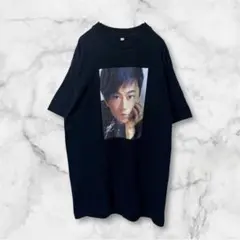 永川きよし　tシャツ 半袖　黒　Lサイズ