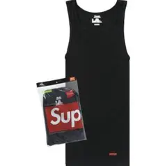 【新品】Supreme Hanes Tagless Tank Tops / M